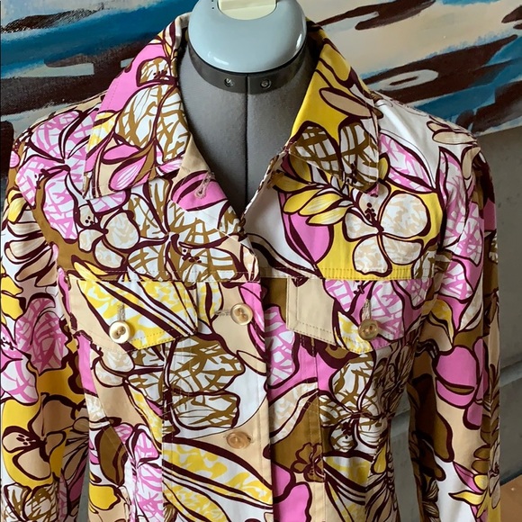 Harve Benard Vintage Floral Blazer Jacket - Picture 2 of 7